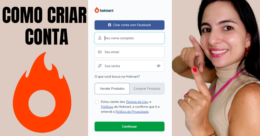 Como Se Cadastrar Na HOTMART E Se Afiliar Aos Produtos Para Ganhar Dinheiro Na Internet Passo A