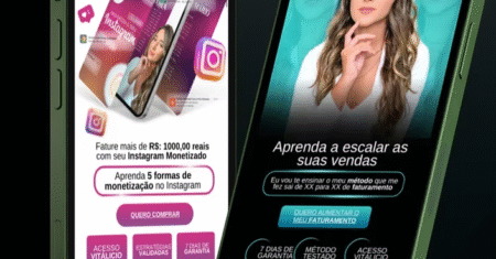 Página de vendas no Canva